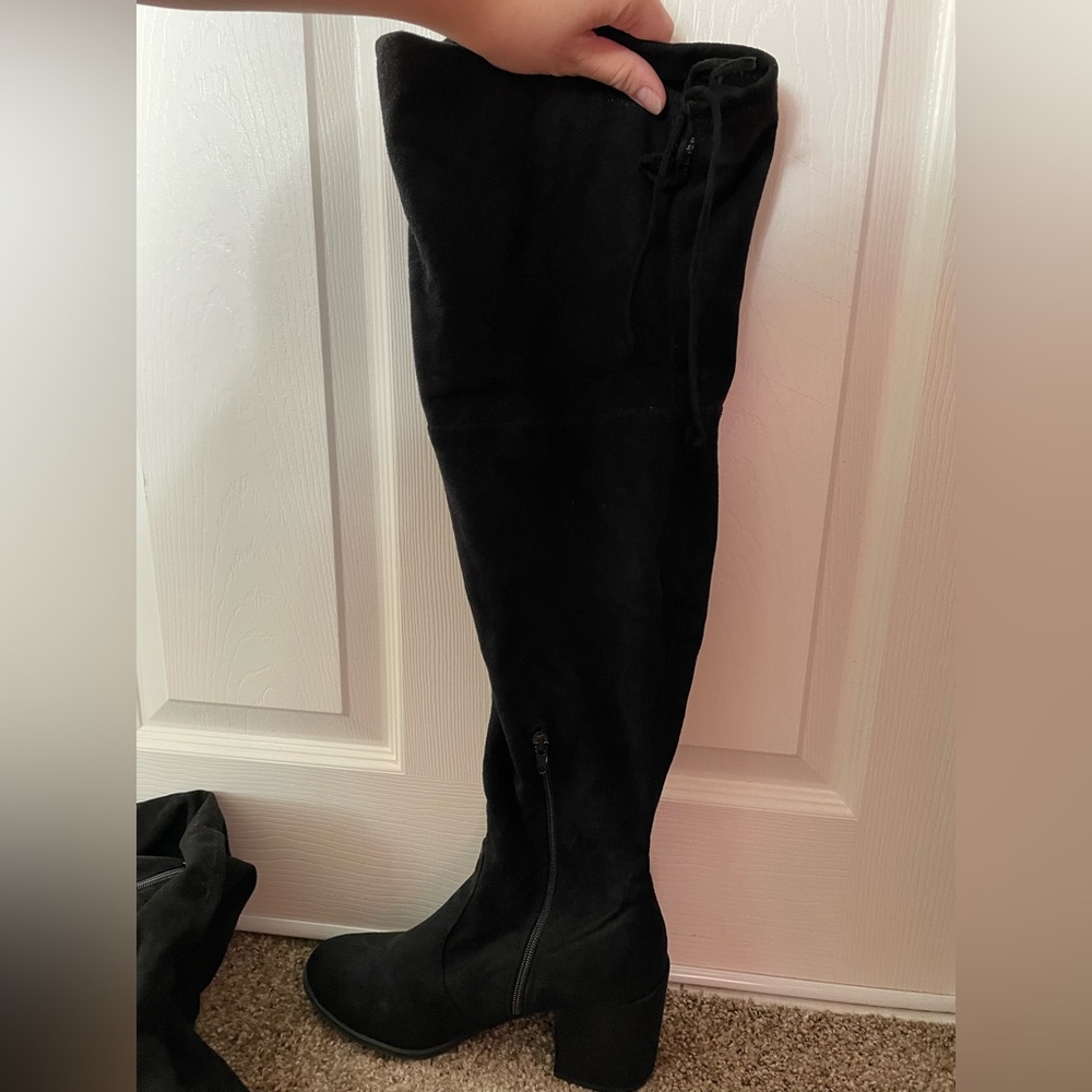 Black Over-the-Knee Boots